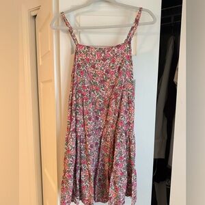 Old Navy Pink and White Floral Dress